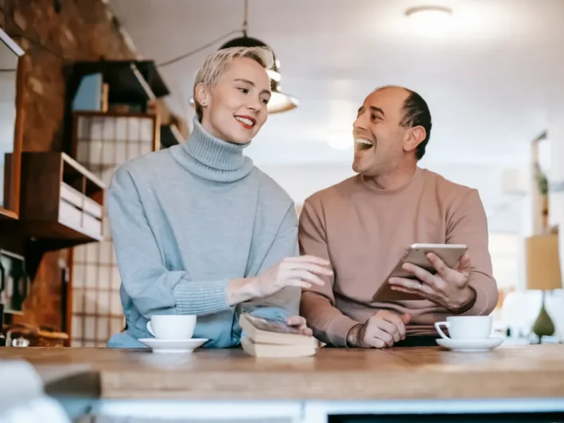 Couple sharing a quiet moment at home, one of the simple habits that make relationships stronger